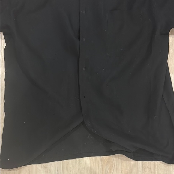 Bruno Magli Black Casual Button Down Shirt - Picture 6 of 10